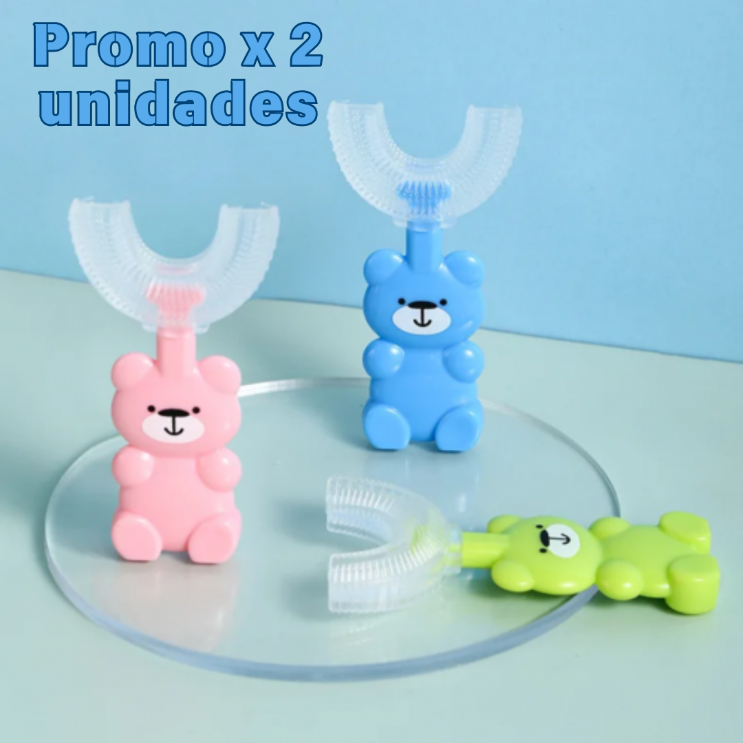2 CEPILLOS  DE DIENTES EN U PARA BEBE O NIÑOS