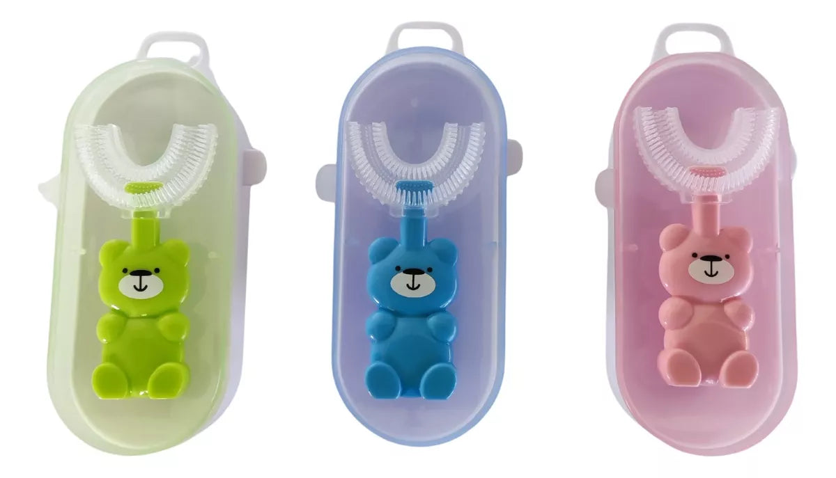 2 CEPILLOS  DE DIENTES EN U PARA BEBE O NIÑOS