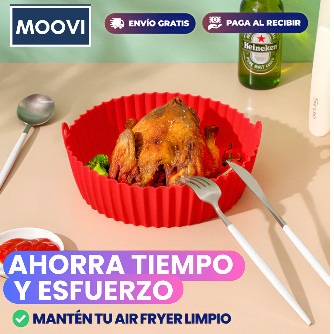 PACK DE 6 CANASTAS DE SILICONA PARA AIR FRYER